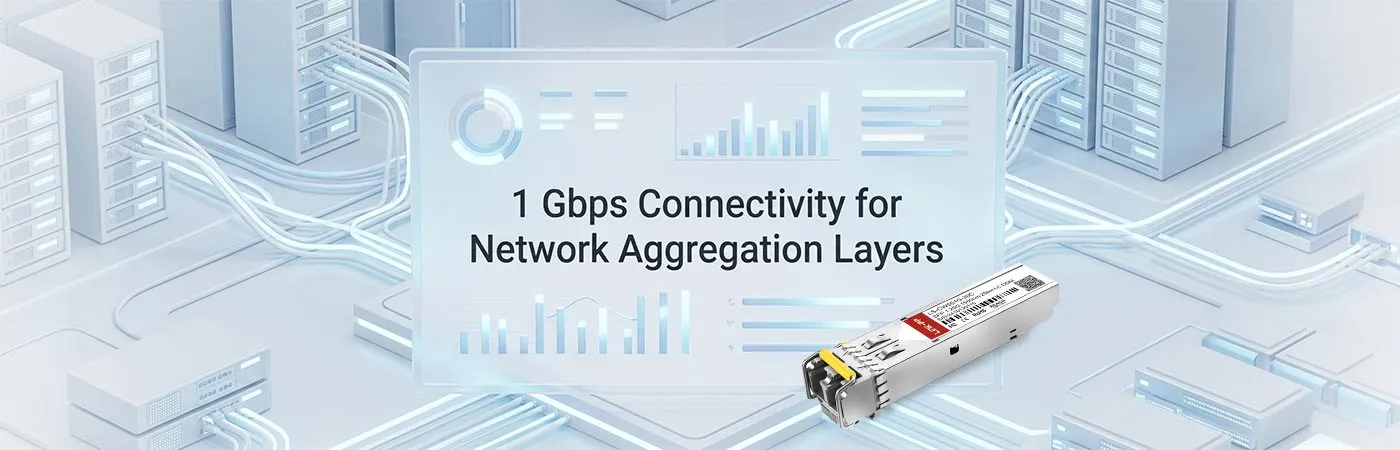 SFP-1G-CW-1550-20: 1 Gbps Connectivity for Network Aggregation Layers