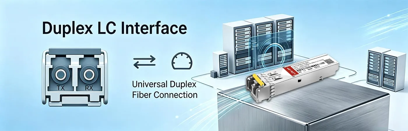 SFP-1G-CW-1550-20 Module with Duplex LC Interface