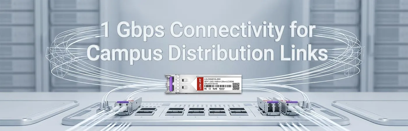 SFP-GE-LH20-SM1490-CW: 1 Gbps Connectivity for Campus Distribution Links