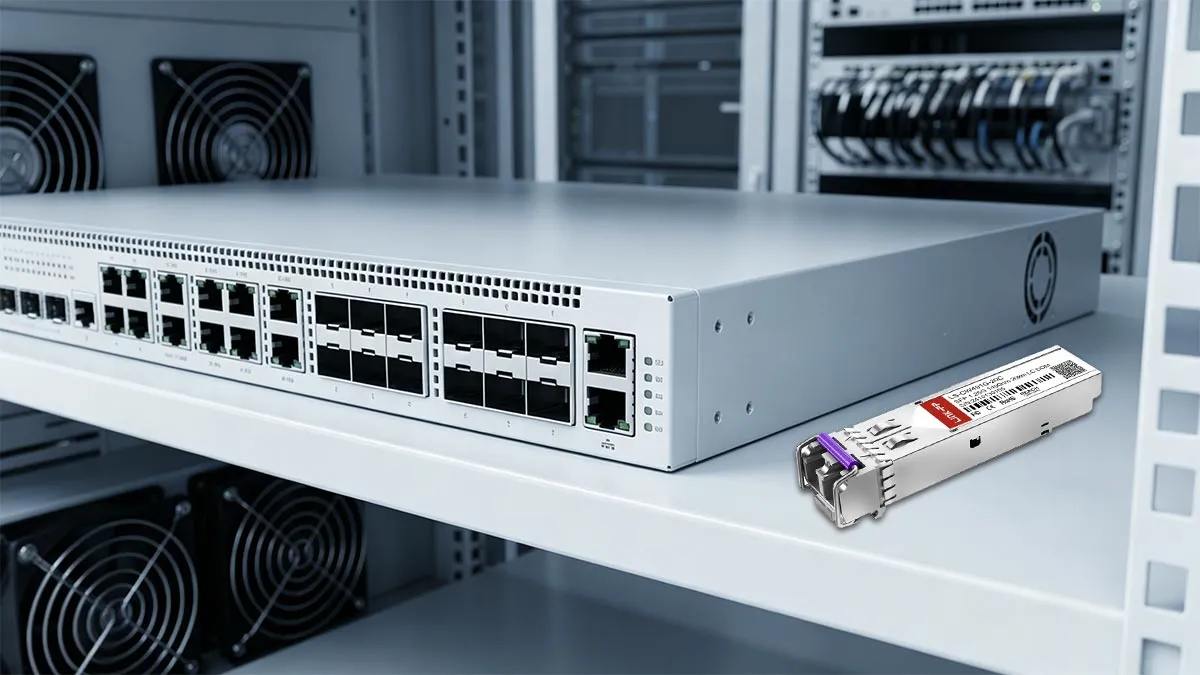 H3C SFP-GE-LH20-SM1490-CW Compatible LINK-PP 1G SFP Usage Demonstration
