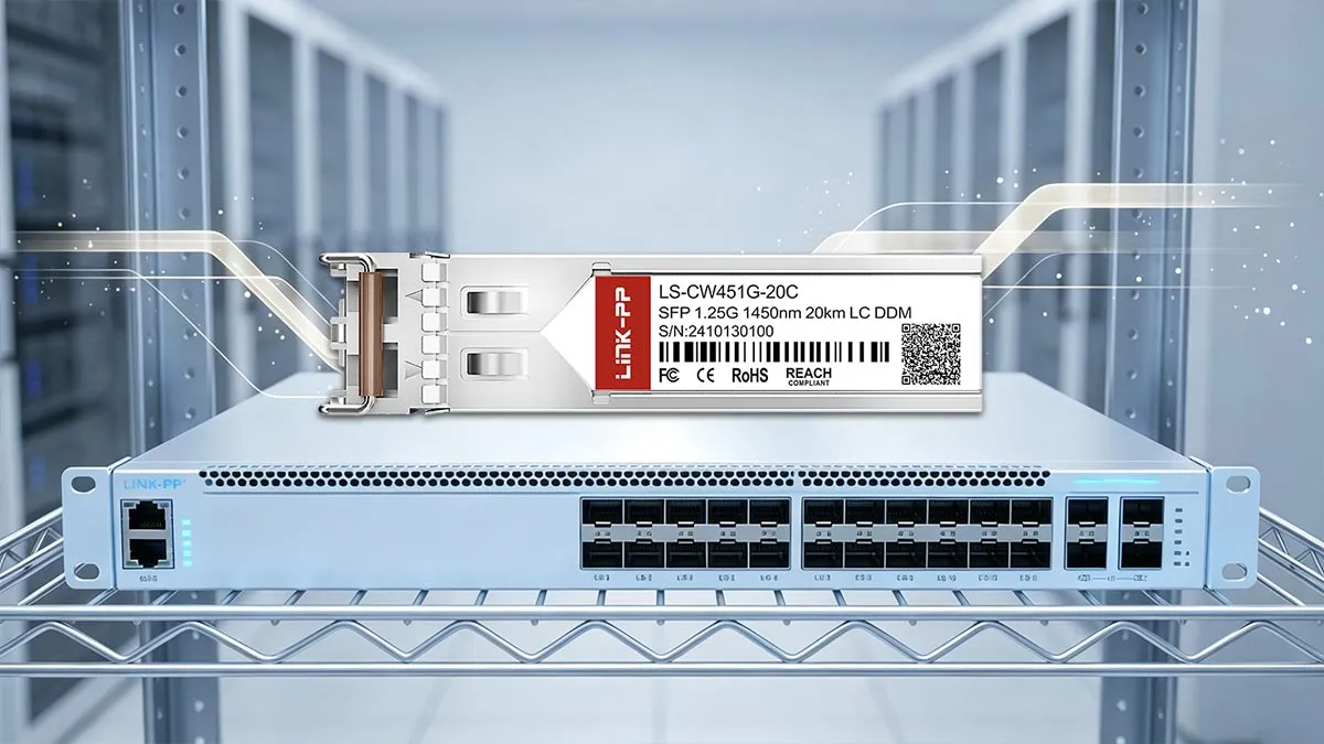 Extreme CWDM-SFP-1450-20 Compatible LINK-PP 1G SFP Optical Module