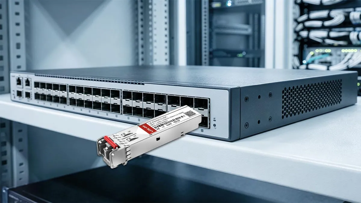 LINK-PP Démonstration d'utilisation du module SFP 1G LS-CW431G-20C