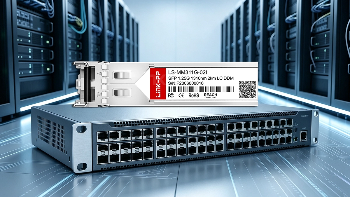 LINK-PP Módulo Óptico SFP 1G LS-MM311G-02I