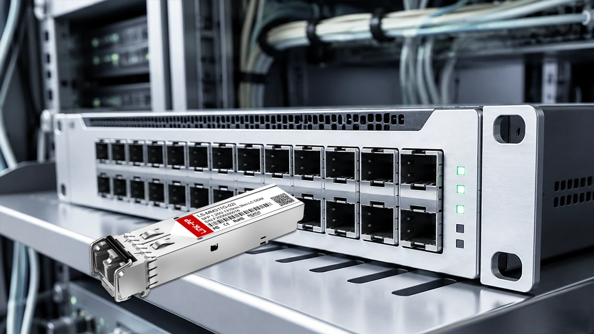 LINK-PP Demonstração de utilização do SFP 1G LS-MM311G-02I