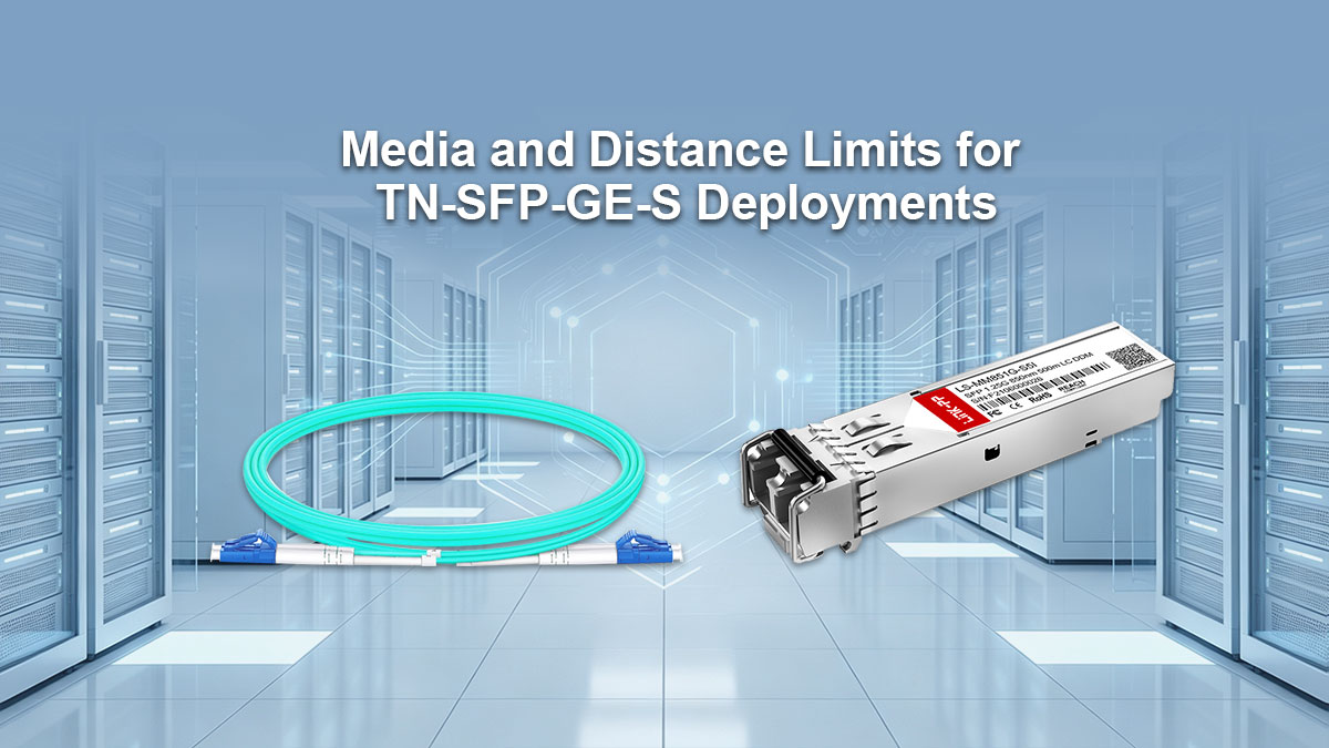 Media and Distance Limits for TN-SFP-GE-S Deployments