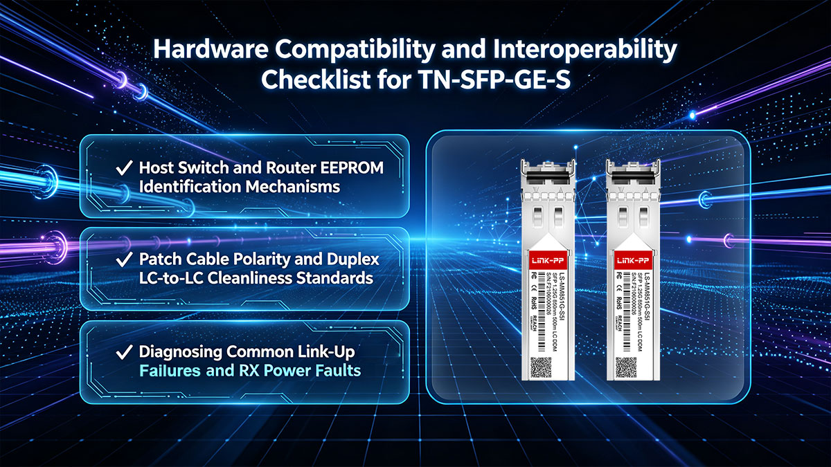 Hardware Compatibility and Interoperability Checklist for TN-SFP-GE-S