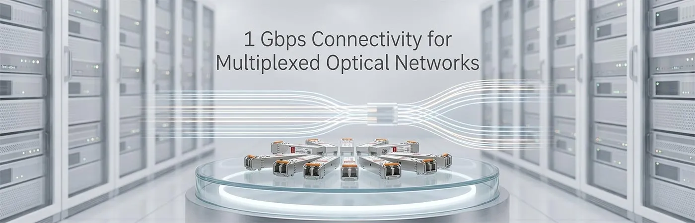LS-CW411G-20C&nbsp;: Connectivité 1&nbsp;Gbit/s pour les réseaux optiques multiplexés