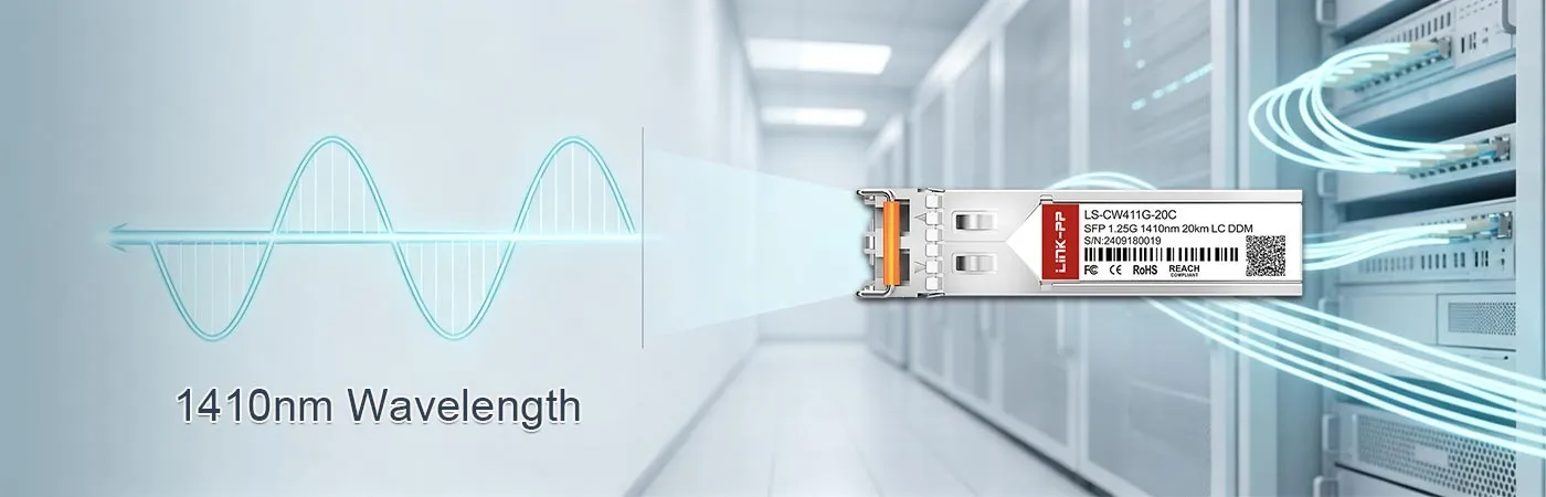 Module LS-CW411G-20C avec une longueur d'onde de 1410 nm