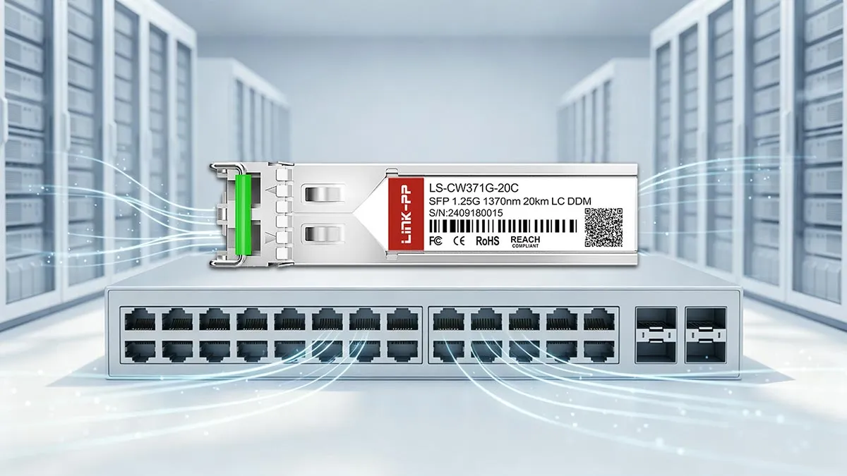 H3C SFP-GE-LH20-SM1370-CW Compatible LINK-PP 1G SFP Specifications