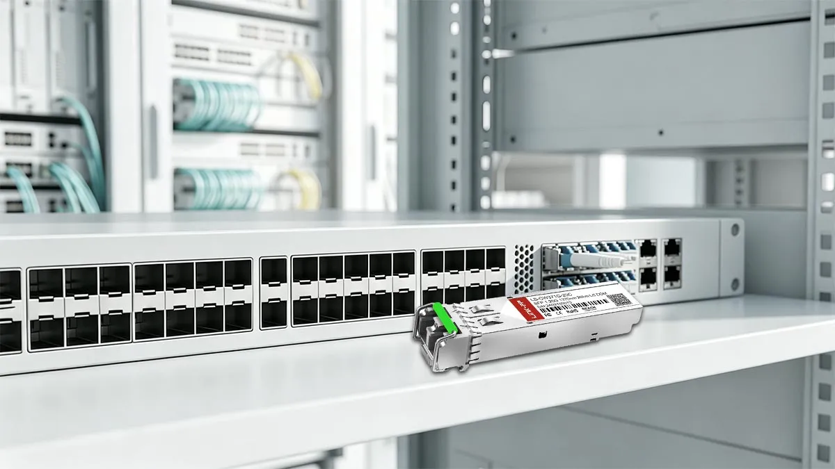 H3C SFP-GE-LH20-SM1370-CW Compatible LINK-PP 1G SFP Usage Demonstration
