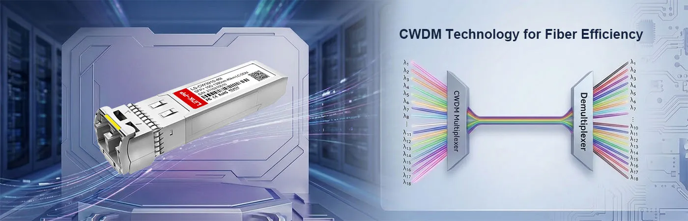 LS-CW3910-40I Module with CWDM Technology for Fiber Efficiency