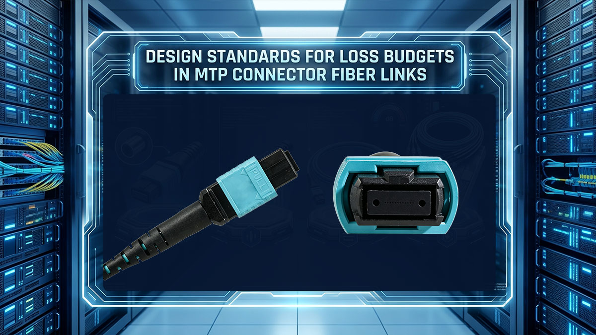 Design Standards for Loss Budgets in MTP Connector Fiber Links