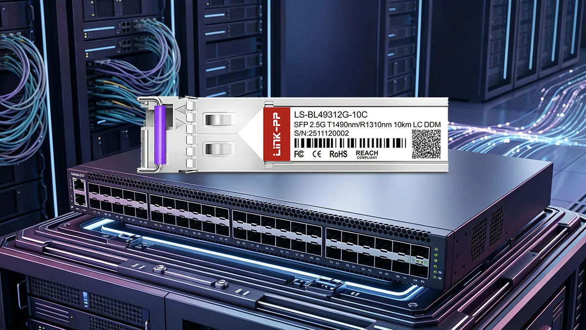 LINK-PP LS-BL49312G-10C 2.5G BiDi SFP Optical Module