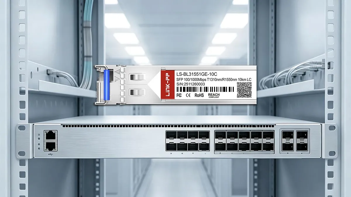 LINK-PP LS-BL31551GE-10C 100/1000M BiDi SFP+ optisches Modul