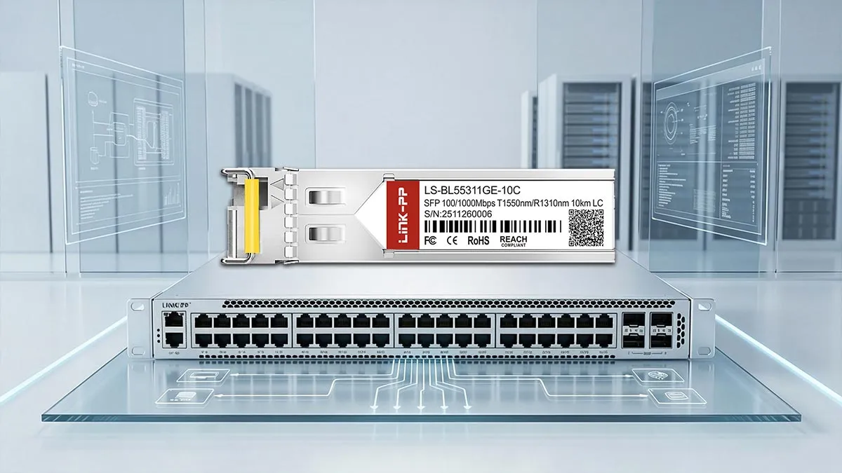 LINK-PP LS-BL55311GE-10C 100/1000M BiDi SFP optisches Modul