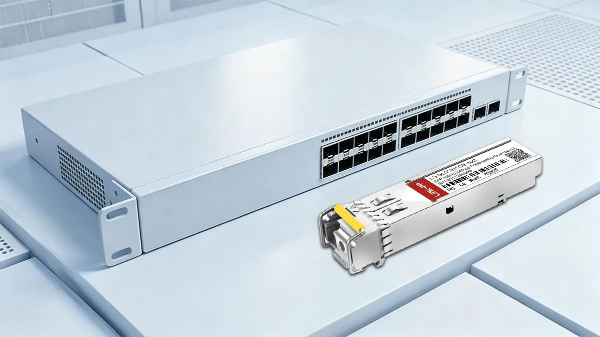 LINK-PP LS-BL55311GE-10C 100/1000M SFP Nutzungsdemonstration
