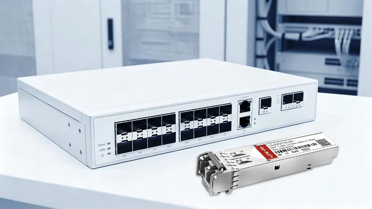 LINK-PP LS-CW271G-20C 1G SFP Usage Demonstration
