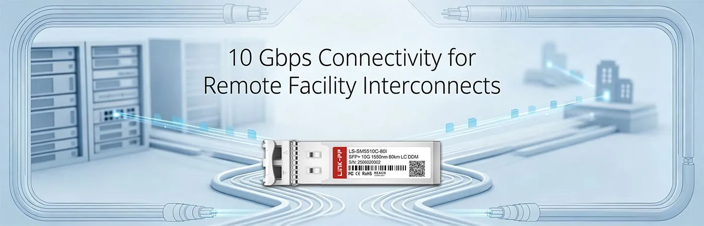 LS-SM5510C-80I: 10 Gbps Connectivity for Remote Facility Interconnects