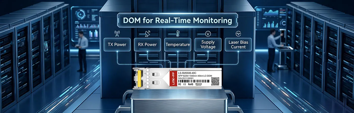 LS-SM5506-40C Module with DOM for Real-Time Monitoring