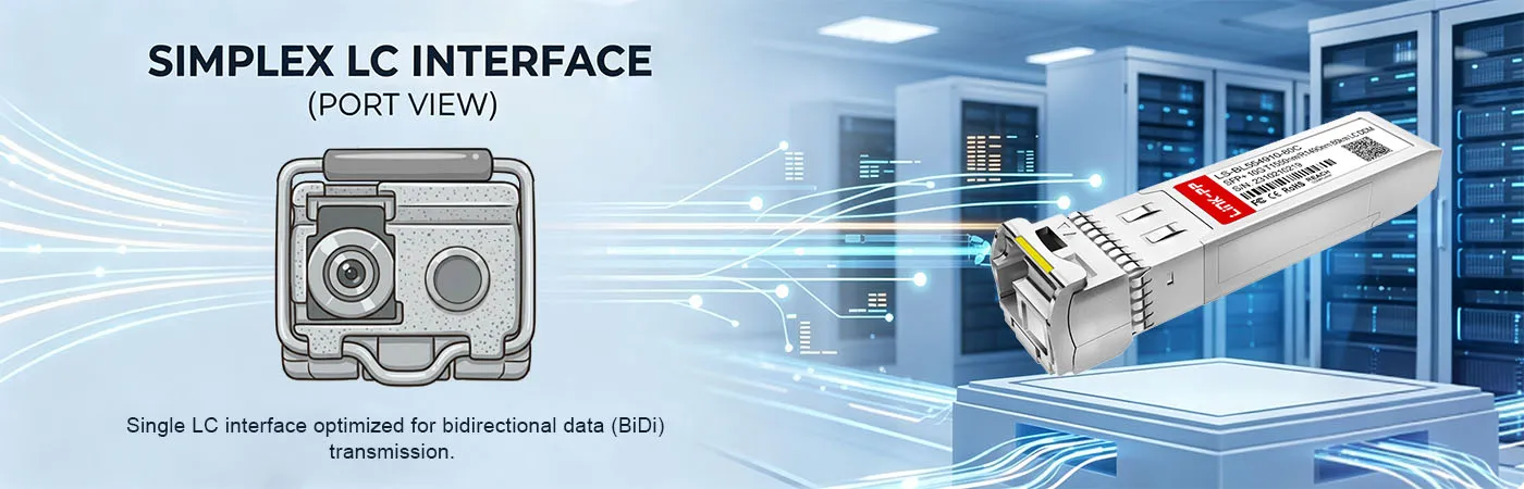 LS-BL554910-80C Module with Simplex LC Interface