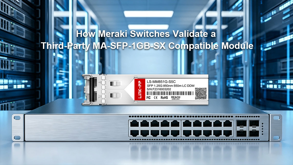 How Meraki Switches Validate a Third-Party MA-SFP-1GB-SX Compatible Module