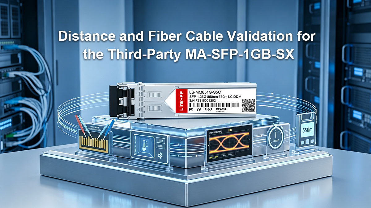 Distance and Fiber Cable Validation for the Third-Party MA-SFP-1GB-SX