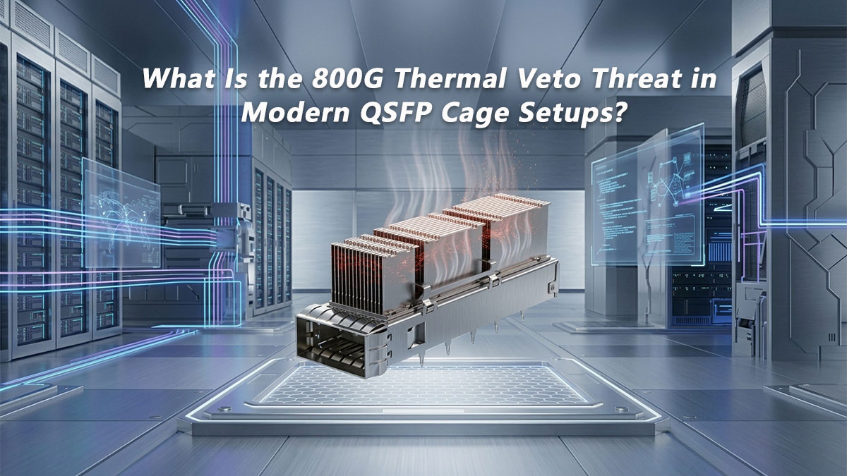 What Is the 800G Thermal Veto Threat in Modern QSFP Cage Setups