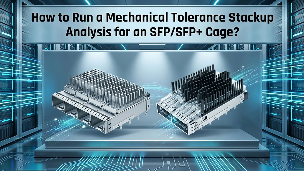 How to Run a Mechanical Tolerance Stackup Analysis for an SFP/SFP+ Cage