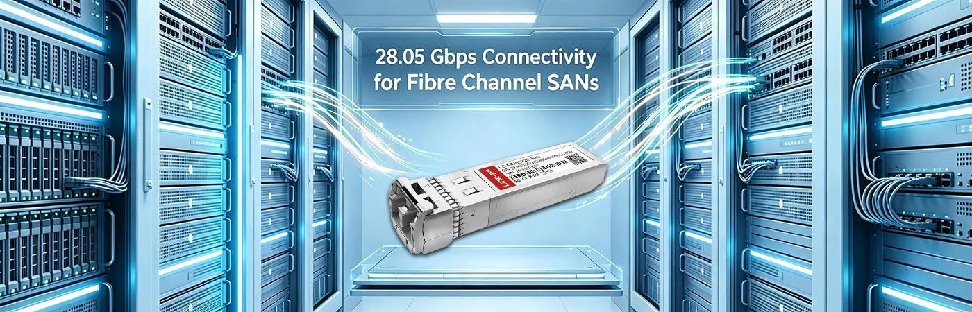 LS-MM8532E-S3C: 28.05 Gbps Connectivity for Fibre Channel SANs