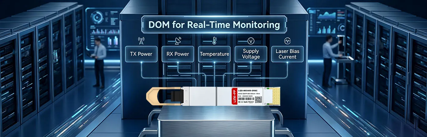 LQD-M85400-SR8C Module with DOM for Real-Time Monitoring