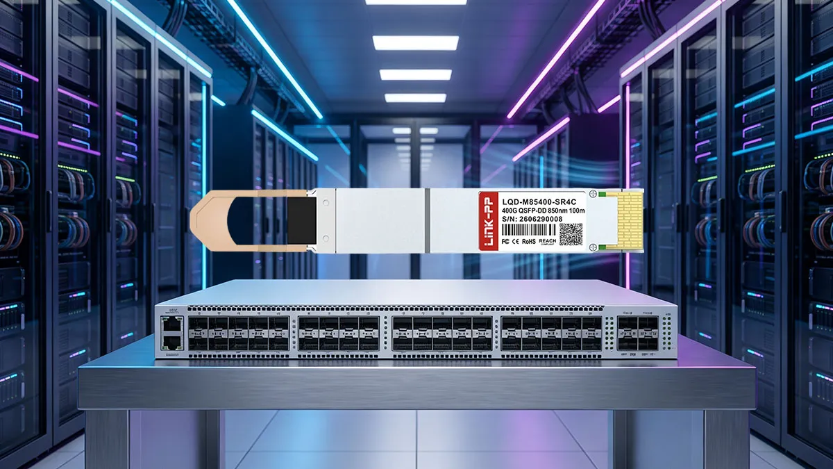 LINK-PP LQD-M85400-SR4C 400G QSFP-DD Optical Module