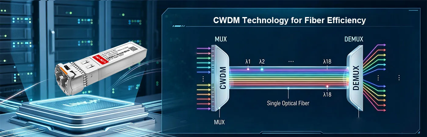 LS-CW5710-80I Module with CWDM Technology for Fiber Efficiency