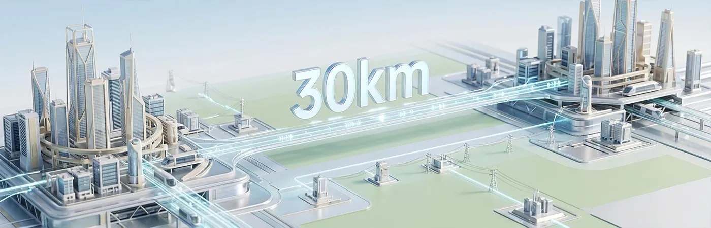 QDD-ER4L-400G Module Supporting 30km Transmission