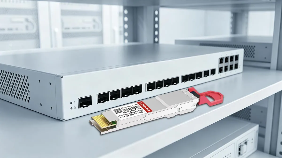 Dell QDD-ER4L-400G Compatible LINK-PP 400G QSFP-DD Usage Demonstration