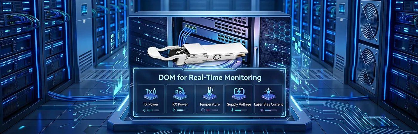 QDD-ZR-400G Module with DOM for Real-Time Monitoring