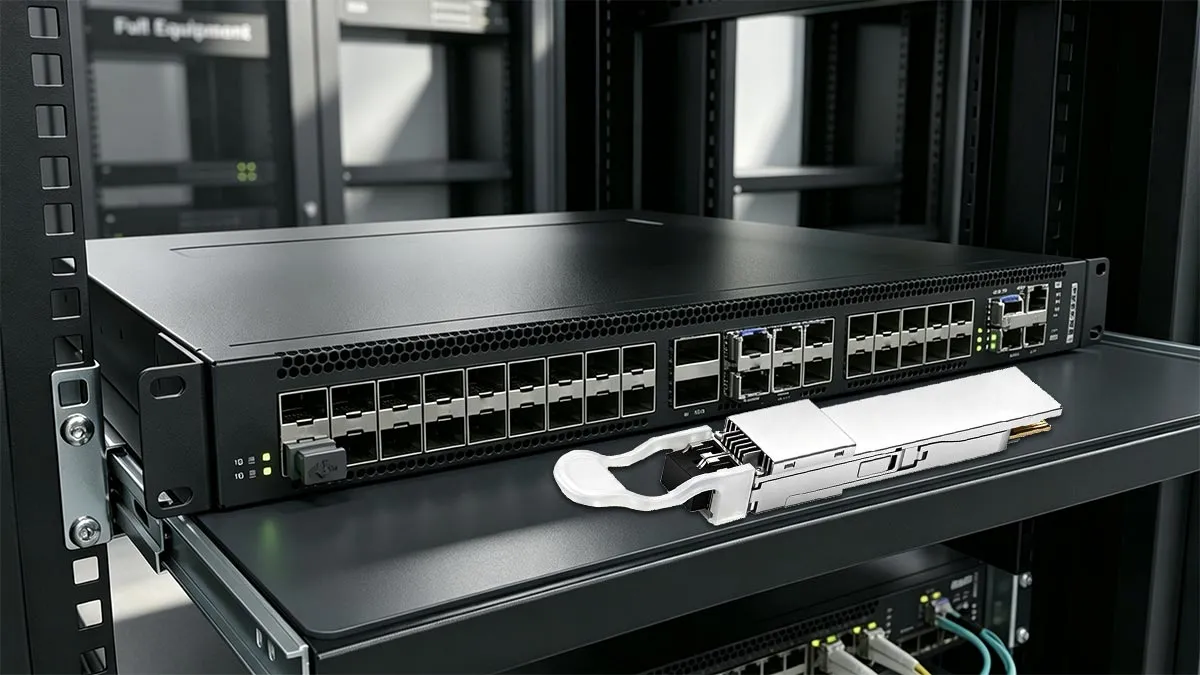 Generic QDD-ZR-400G Compatible LINK-PP 400G QSFP-DD Usage Demonstration