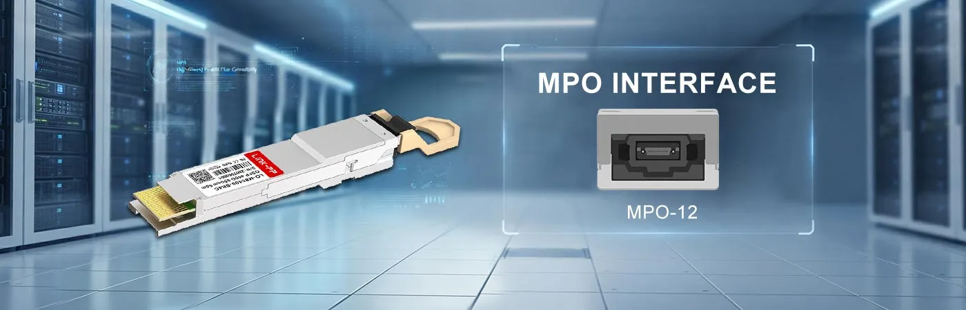 LO-M85400-SR4C Module with MPO-12 APC Interface