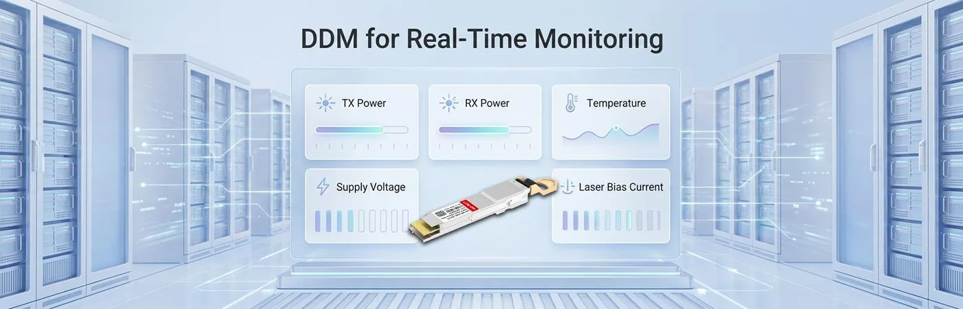 LO-M85400-SR4C Module with DDM for Real-Time Monitoring