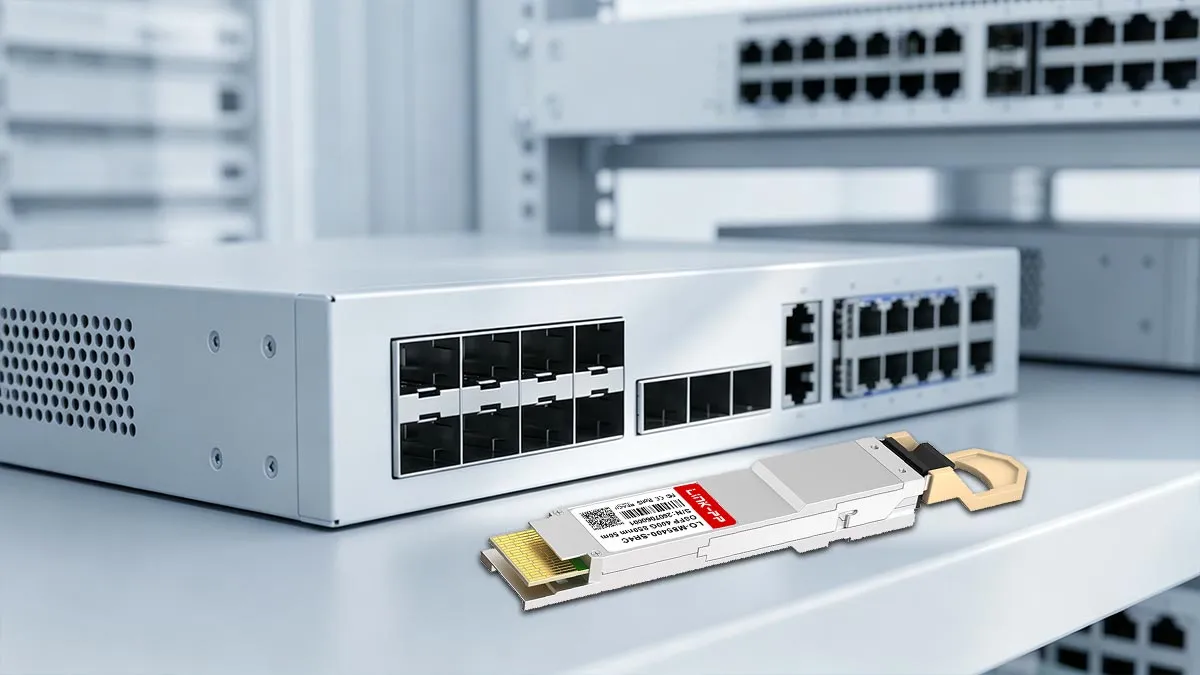 LINK-PP LO-M85400-SR4C 400G OSFP Usage Demonstration
