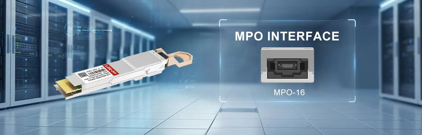 LO-M85400-SR8C Module with MPO-16 APC Interface