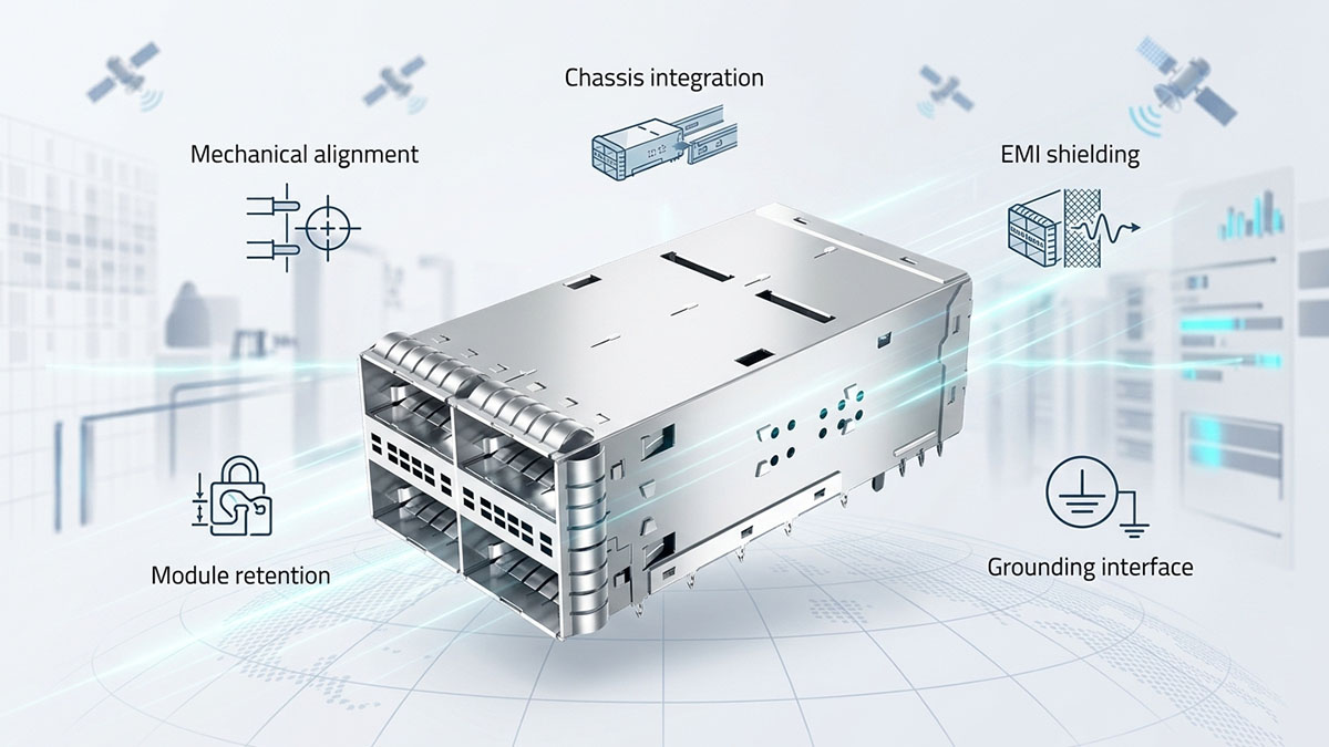 What Makes an 800G Cage Assembly an EMC-Critical Component?