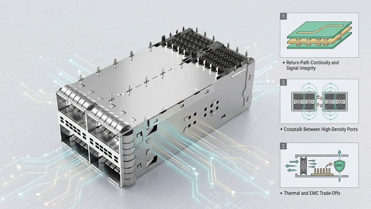 How Does Cage Design Interact With 800G Signal Integrity?