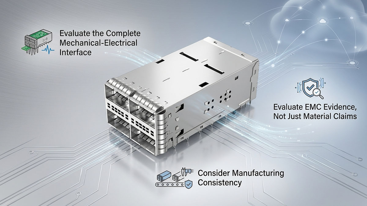 How to Choose an EMC-Ready Cage Assembly for 800G Platforms