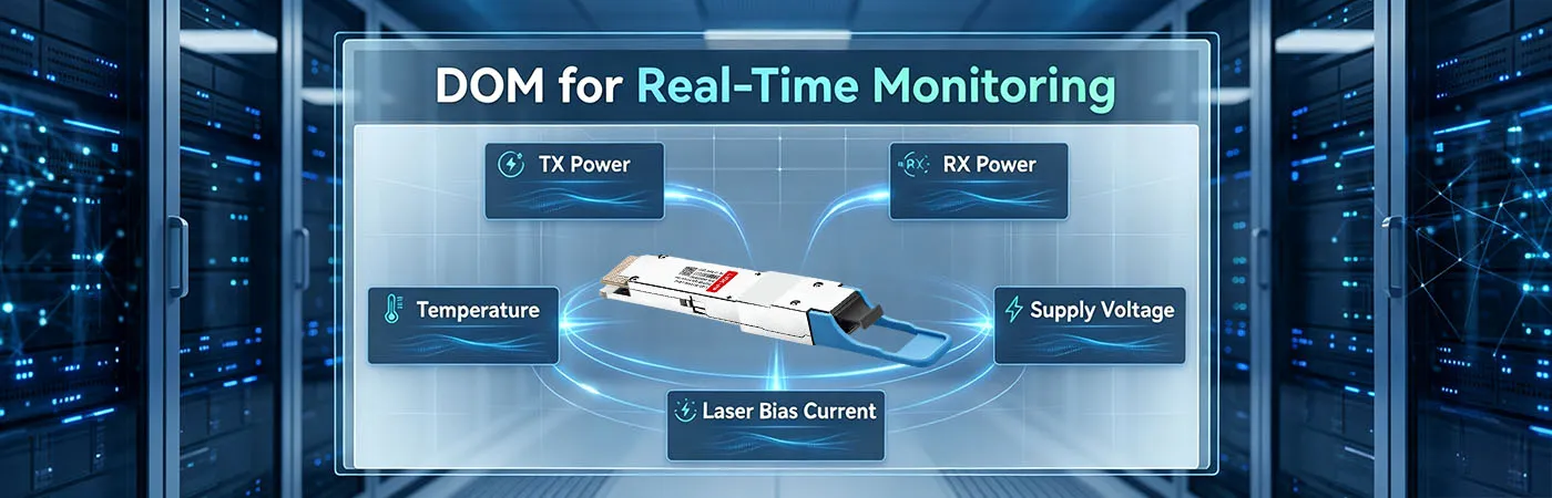LQD-M31400-LR4C Module with DOM for Real-Time Monitoring