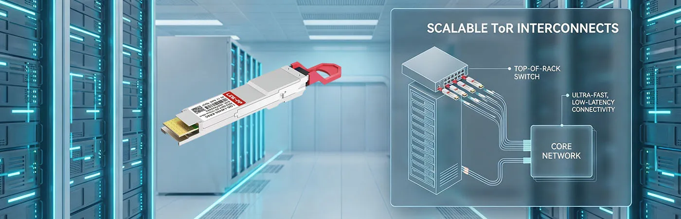 LQD-LW400-ER8C: 400G Connectivity for Hyperscale Data Centers