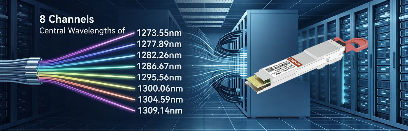 LQD-LW400-ER8C Module with 8 Channel Wavelength