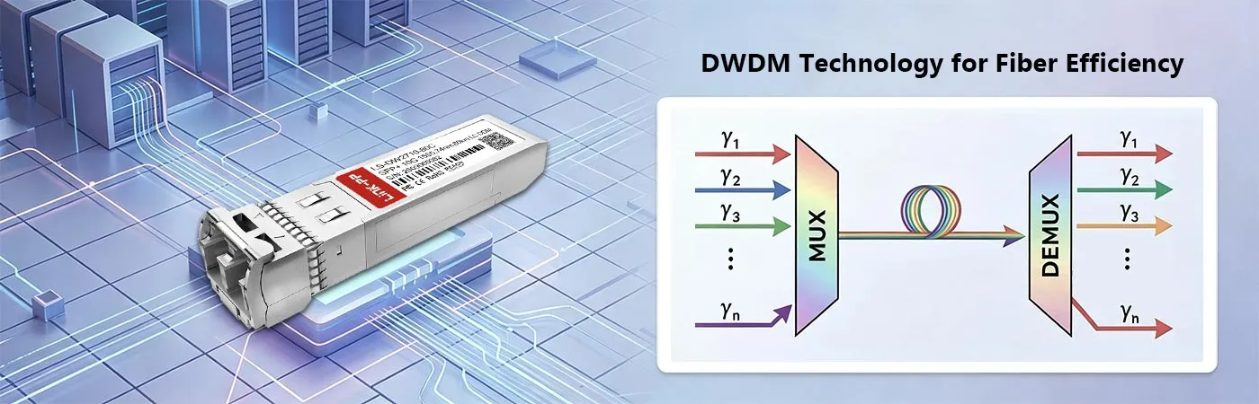 LS-DW2810-80C Module with DWDM Technology for Fiber Efficiency