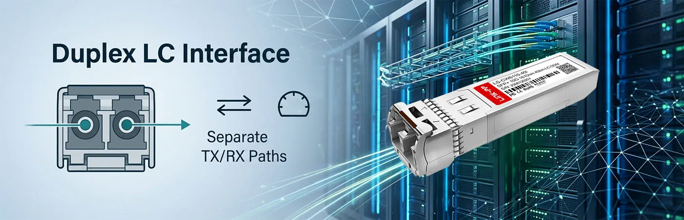 LS-CW6110-40I Module with Duplex LC Interface