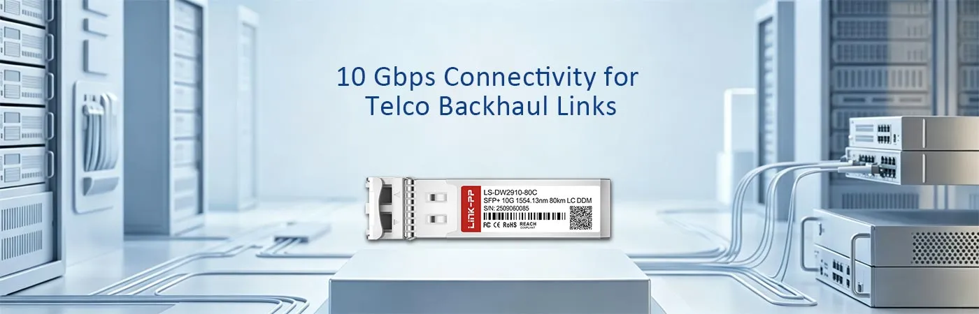 LS-DW2910-80C: 10 Gbps Connectivity for Telco Backhaul Links