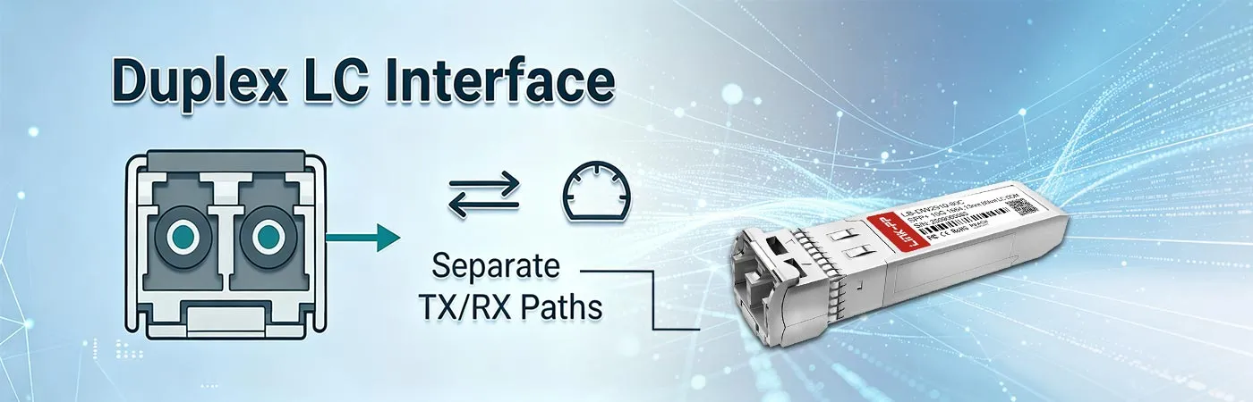 LS-DW2910-80C Module with Duplex LC Interface
